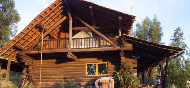 Eucalyptus house, built Portugal 1995