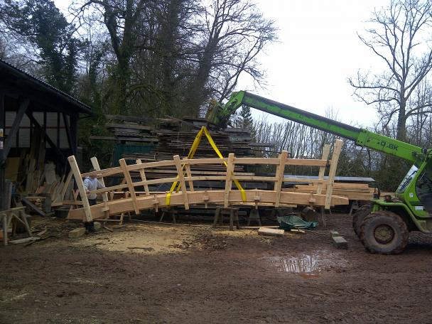 Bridge For Hockworthy House.  Image