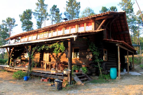 Log House from Eucalyptus (Portugal) Image