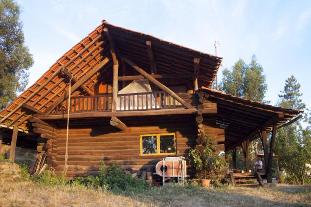 Log House from Eucalyptus (Portugal) Image