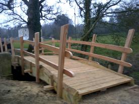 Bridge for Escott Park "Beautiful Days"  Festival site. 